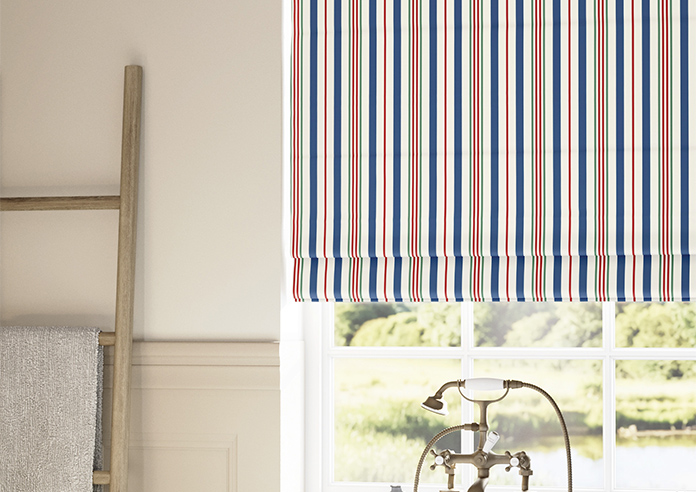 The British Stripe Co. George, Liverpool No.1 - Twist&Fit Roman Blind - Image 5